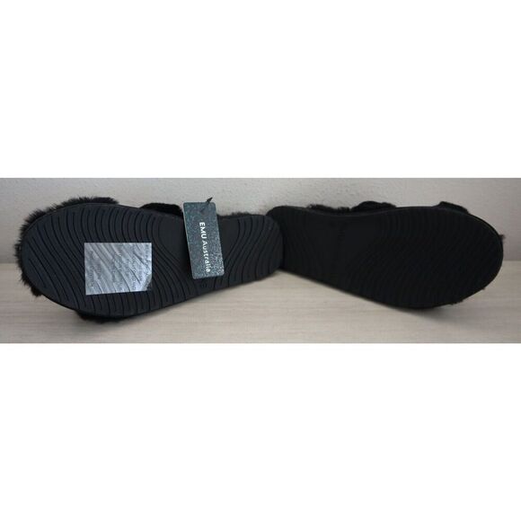 Emu W11634 Women's 8 Men's 7 Black Wrenlette Australian Sheepskin Spa Slippers - Picture 4 of 9